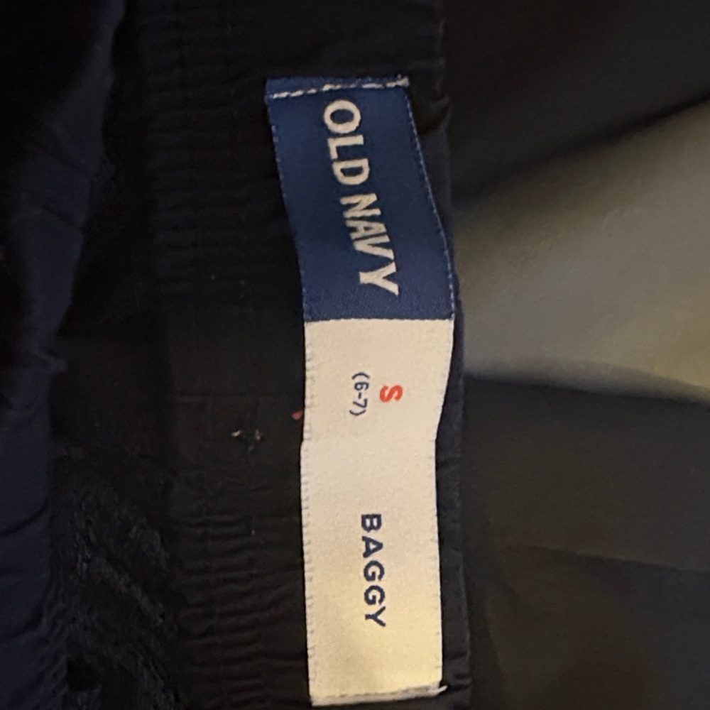 Old Navy Baggy Pants Drawstring-Black
